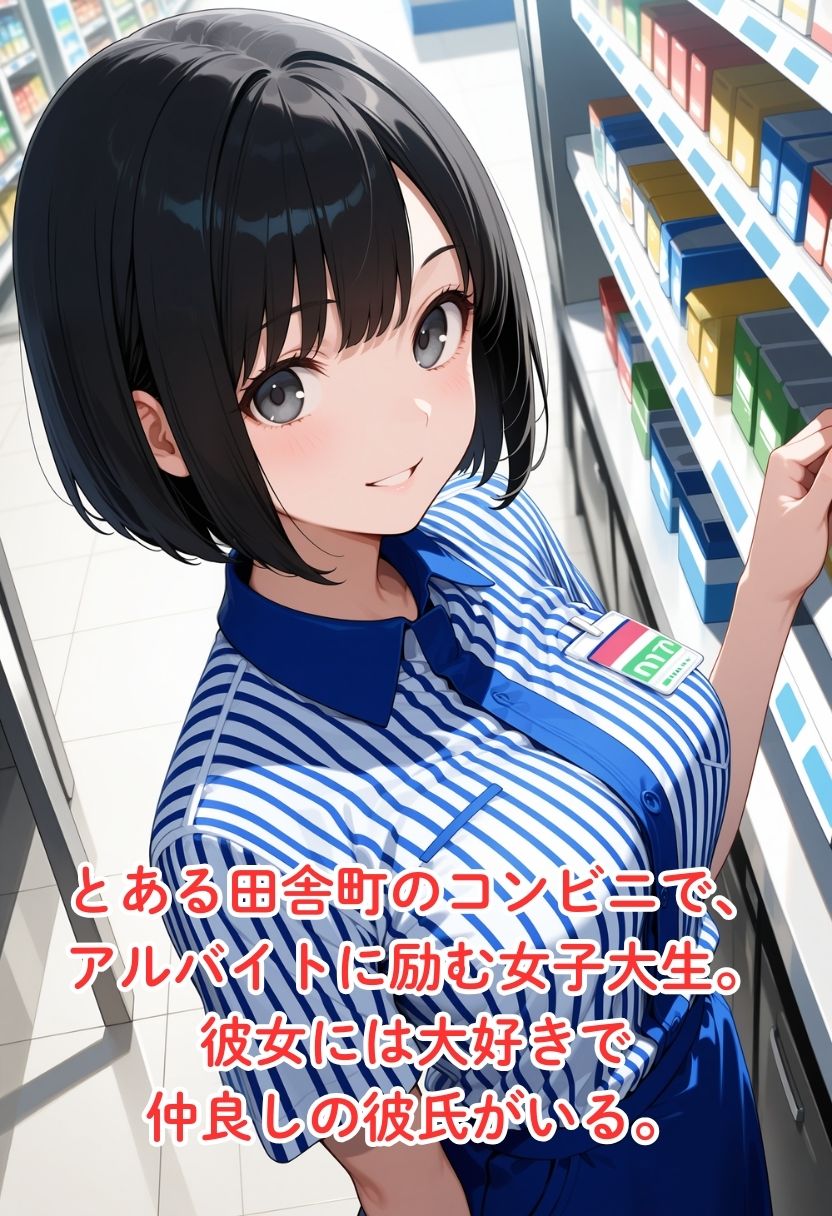 【アニメ】彼氏大好き女子大生が店長の強引寝取りに堕ちるまで サンプル1ページ目