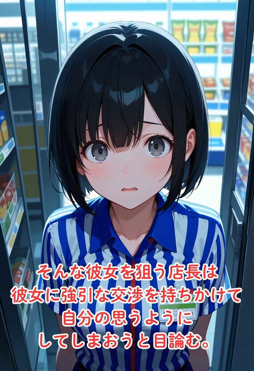 【アニメ】彼氏大好き女子大生が店長の強引寝取りに堕ちるまで サンプル2ページ目