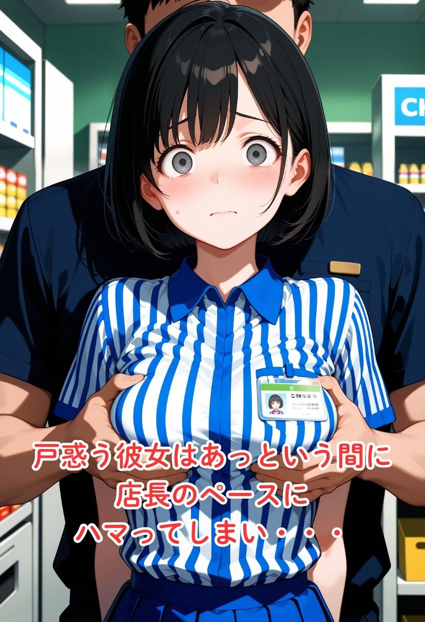 【アニメ】彼氏大好き女子大生が店長の強引寝取りに堕ちるまで サンプル3ページ目