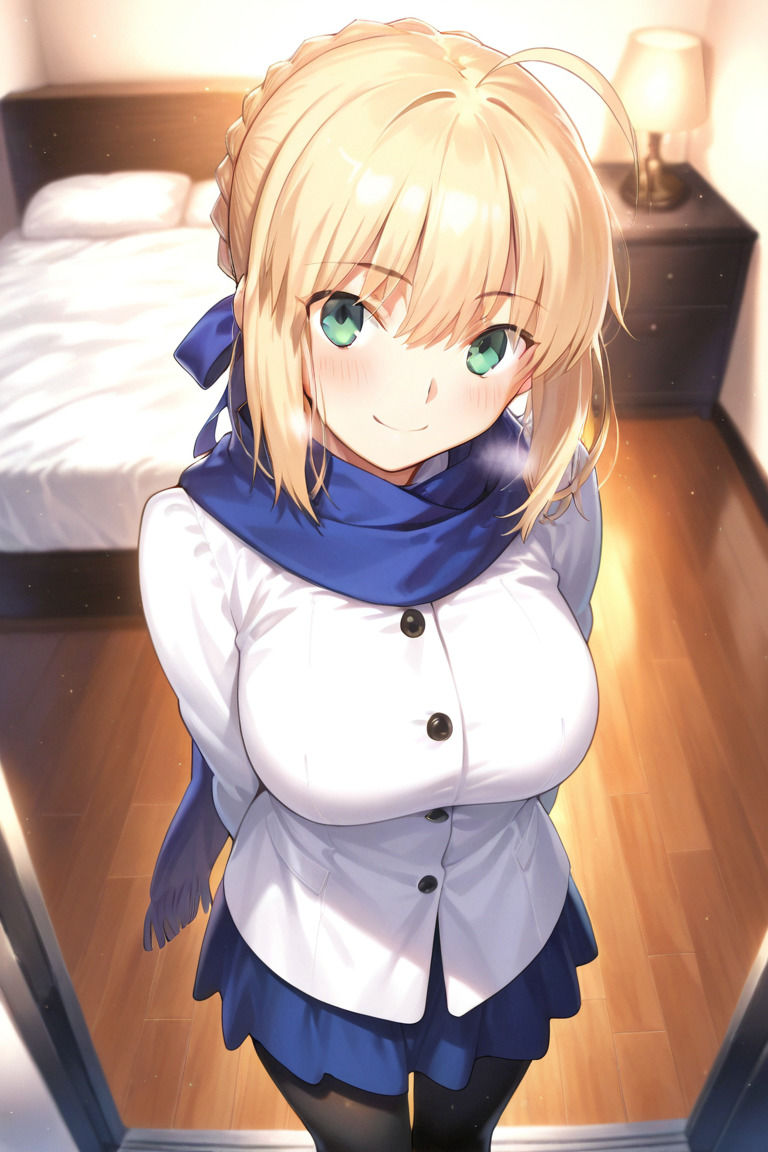 セイバー（FSN）イラスト集1 サンプル1ページ目