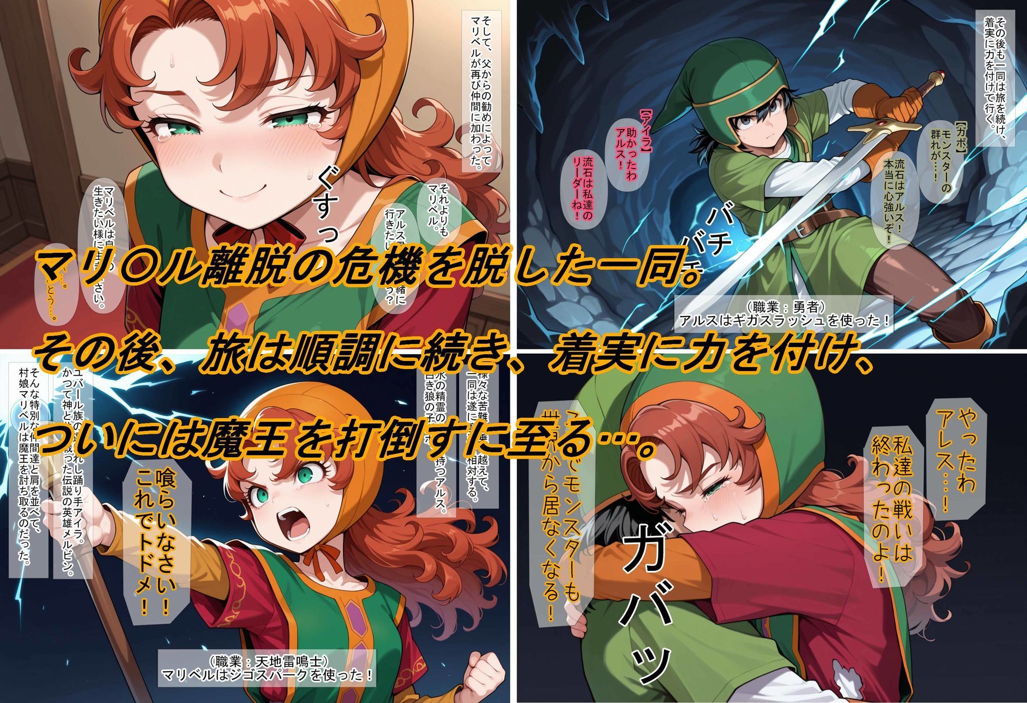 【ドラ〇エ7】マリ〇ルお嬢様は実はちょろイン サンプル6ページ目