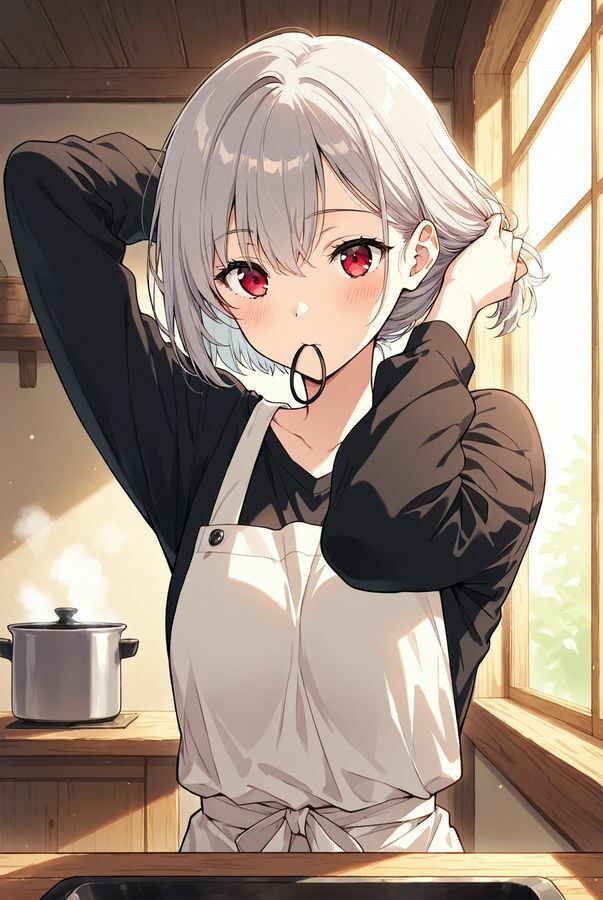 料理中の彼女に サンプル1ページ目