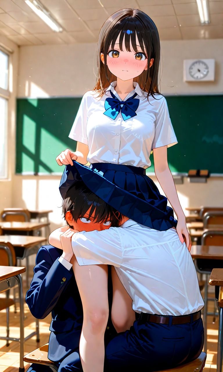 女子校生のスカートの中にもぐりたいっ！ サンプル4ページ目