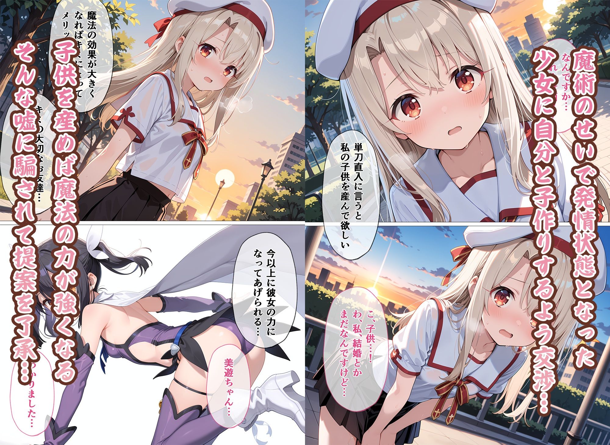 魔法少女母になる2 〜イ〇ヤスフィール・フ〇ン・ア〇ンツベ〇ン〜 サンプル2ページ目