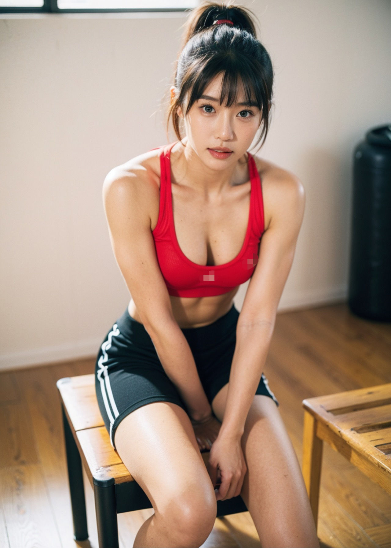 AIモデル  虎谷カレン  拳闘姫伝 サンプル6ページ目