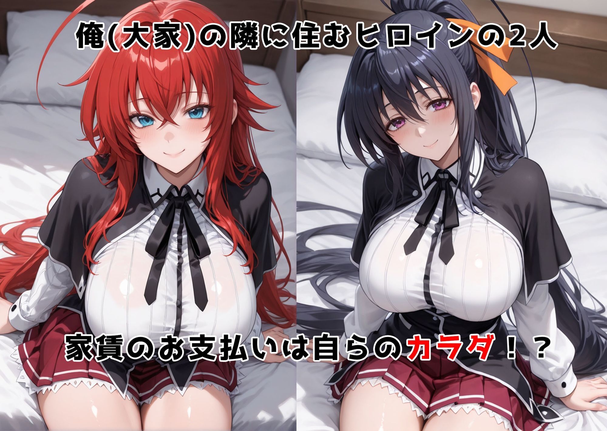 チン体奉仕契約〜大家への家賃は私達のカラダ〜ハ〇スクールD×D サンプル1ページ目