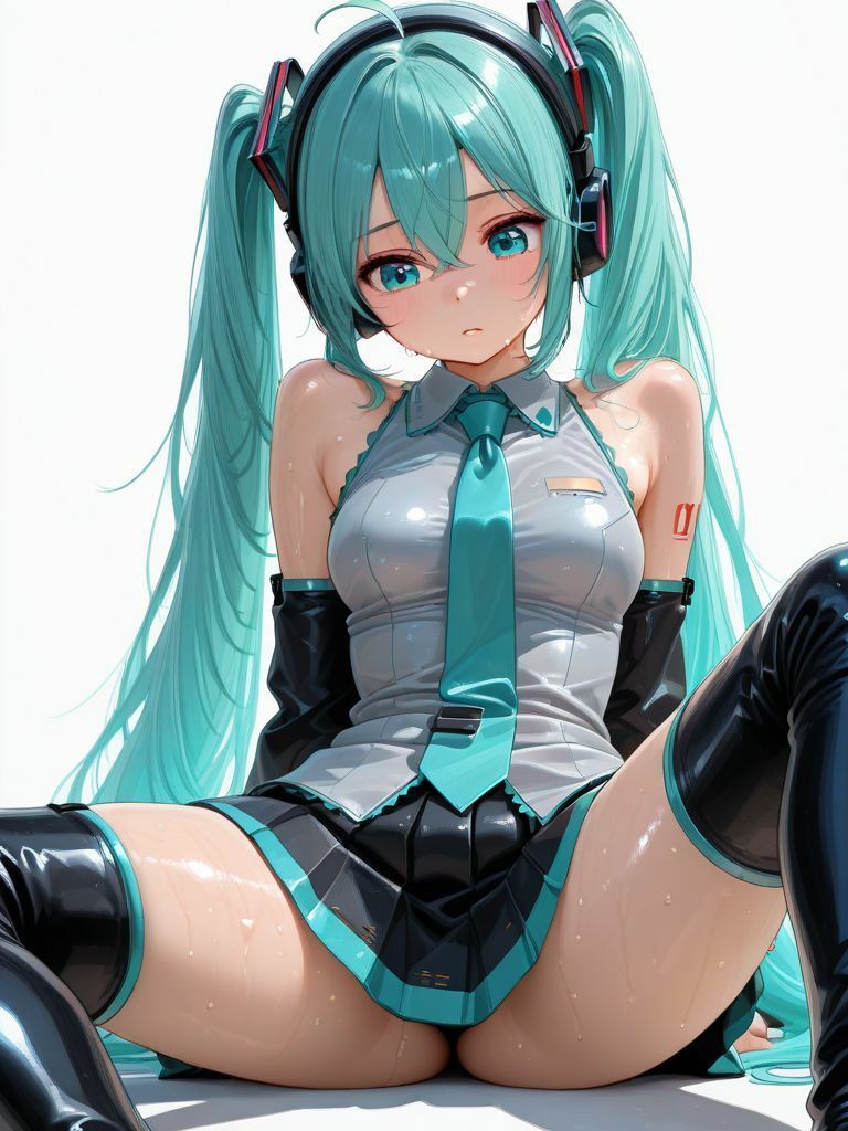 【初〇ミク】えっちな歌姫のイラスト集 サンプル9ページ目
