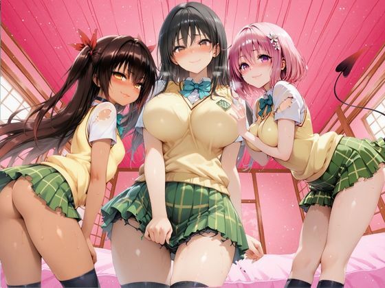 【Tol●veる】放課後ヒロインズ古●川/モ●/ネ●シス編 サンプル1ページ目
