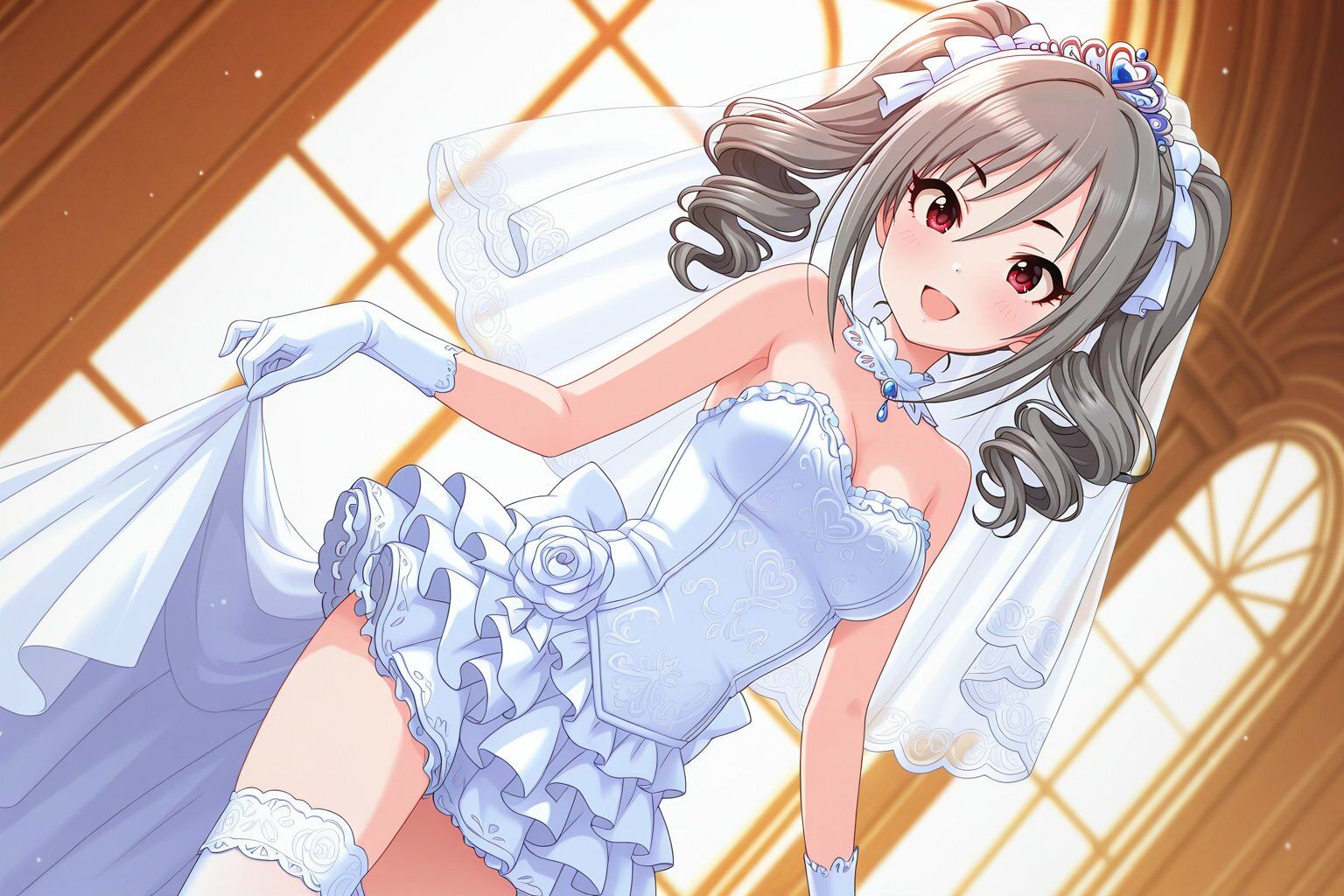 神崎●子 ウェディングドレスでキモおじ強●性接待 サンプル1ページ目