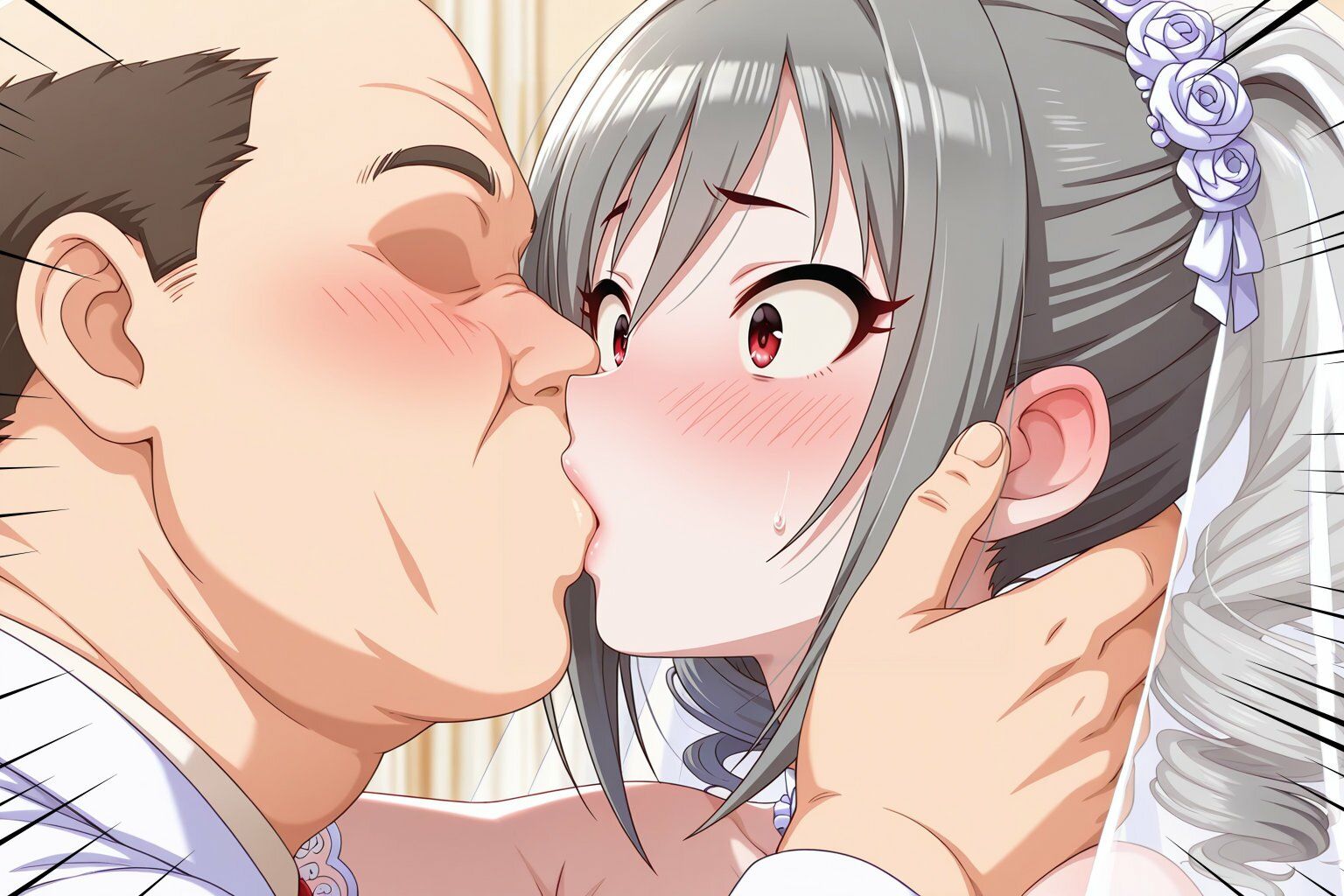 神崎●子 ウェディングドレスでキモおじ強●性接待 サンプル3ページ目