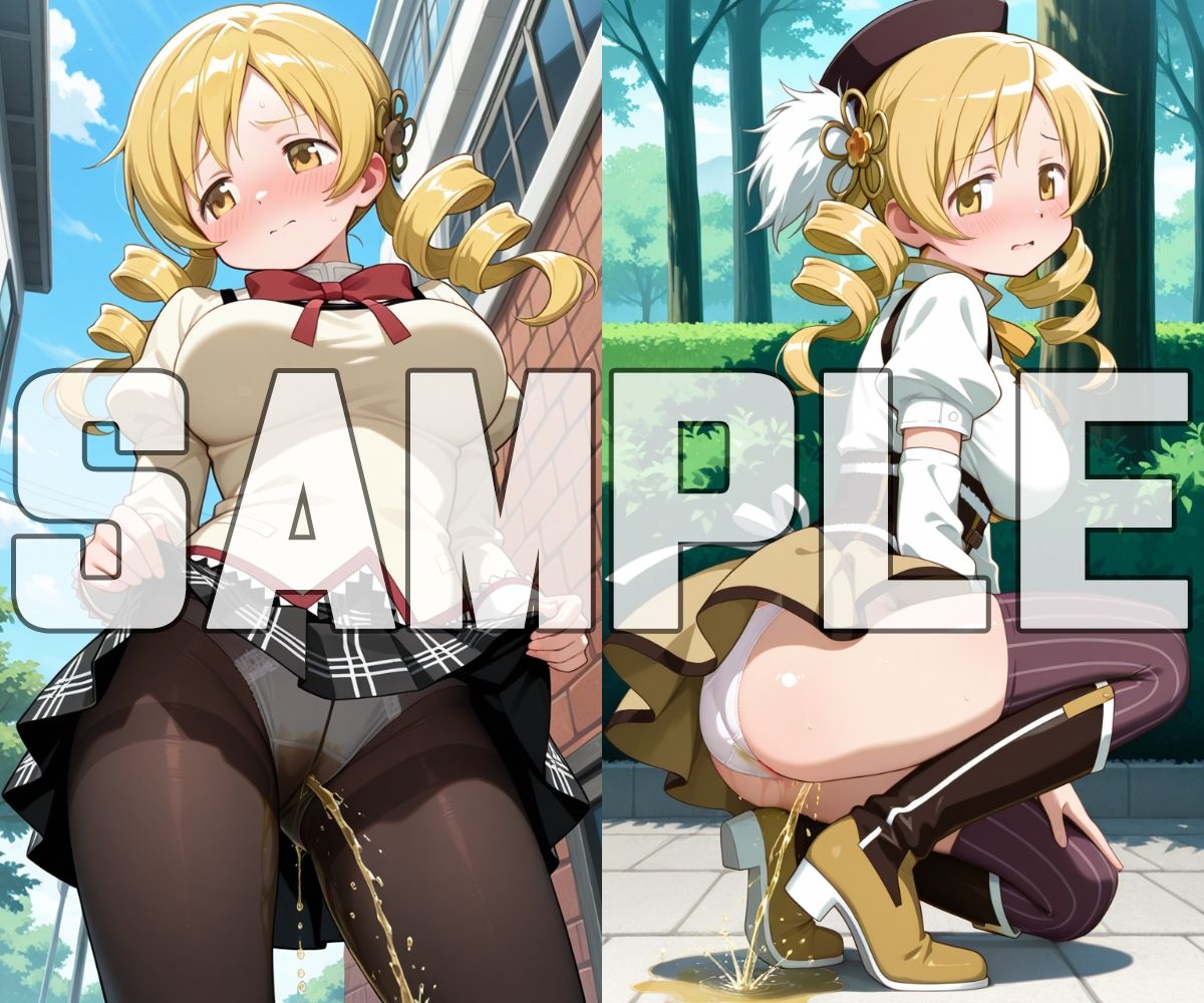 おしっこお漏らしチャレンジ【魔法少女ま〇か☆マ〇カ編】 サンプル5ページ目