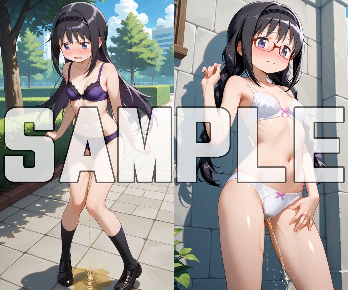おしっこお漏らしチャレンジ【魔法少女ま〇か☆マ〇カ編】 サンプル8ページ目