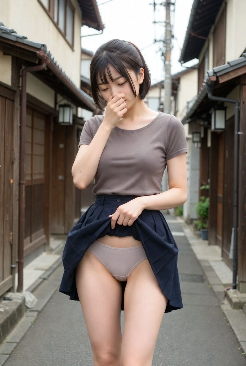 【490枚】素人女性のパンティを路地裏で撮影 サンプル2ページ目
