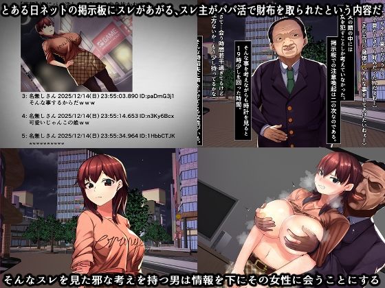 パパ活JDキメセク調教‐陸奥千春の場合‐ サンプル1ページ目