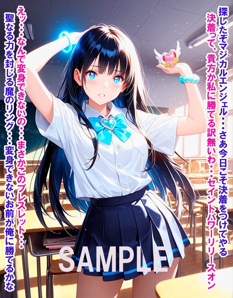 敵と戦いピンチになる魔法少女 Vol6 サンプル4ページ目