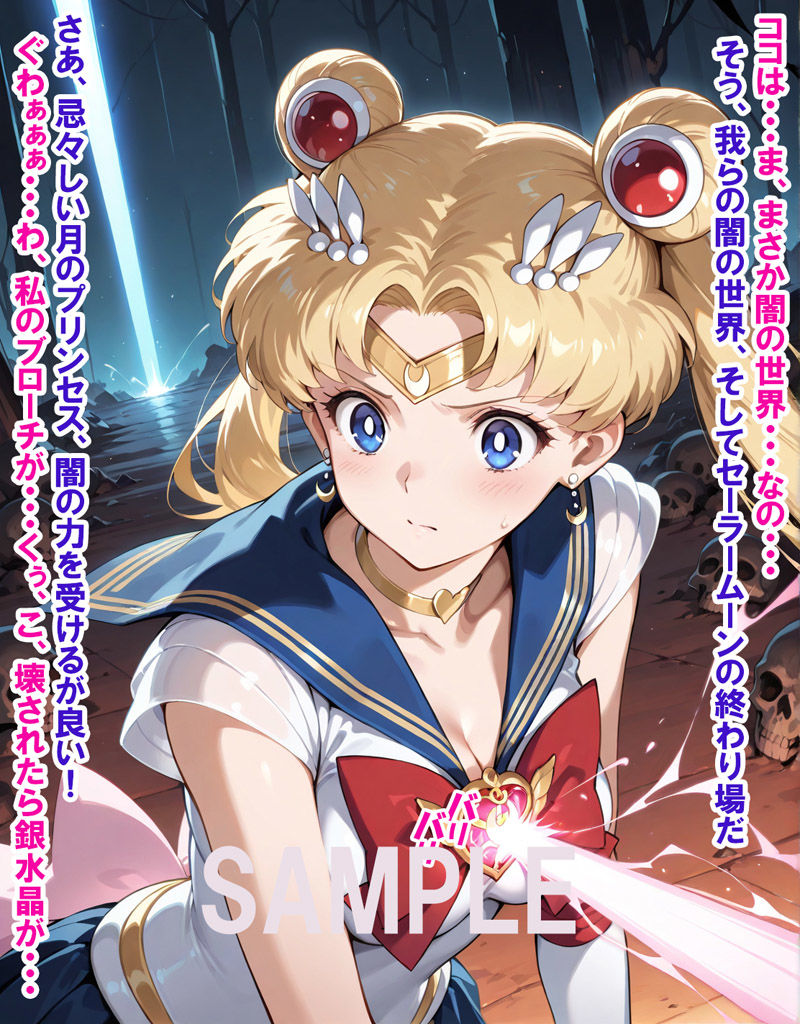 敵と戦いピンチになる魔法少女 Vol6 サンプル8ページ目