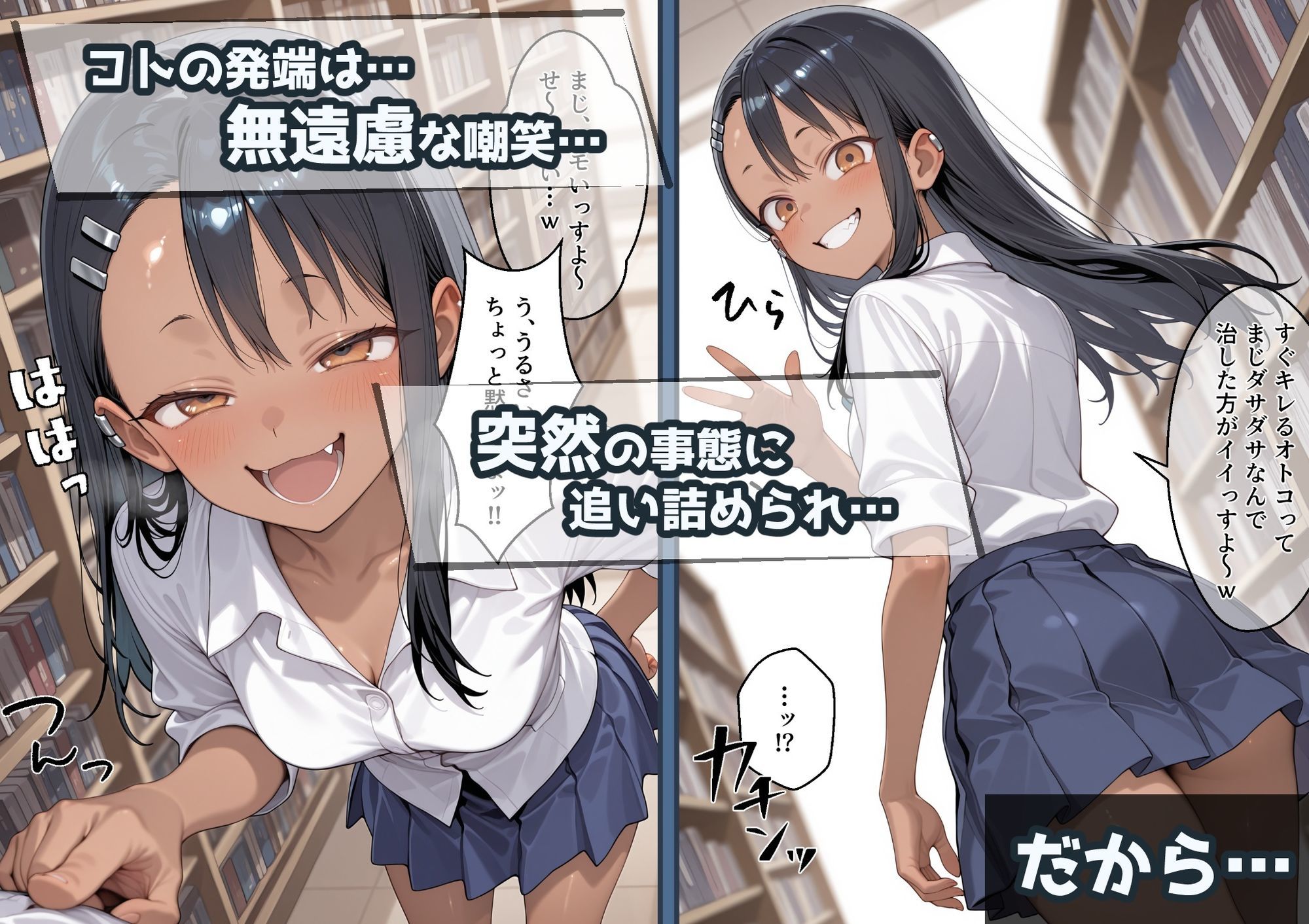 冴えないおじをザマァwしたら 拉致られてメス奴○にされました【イジらな〇で、長瀞さん】 長瀞 〇瀬 サンプル2ページ目