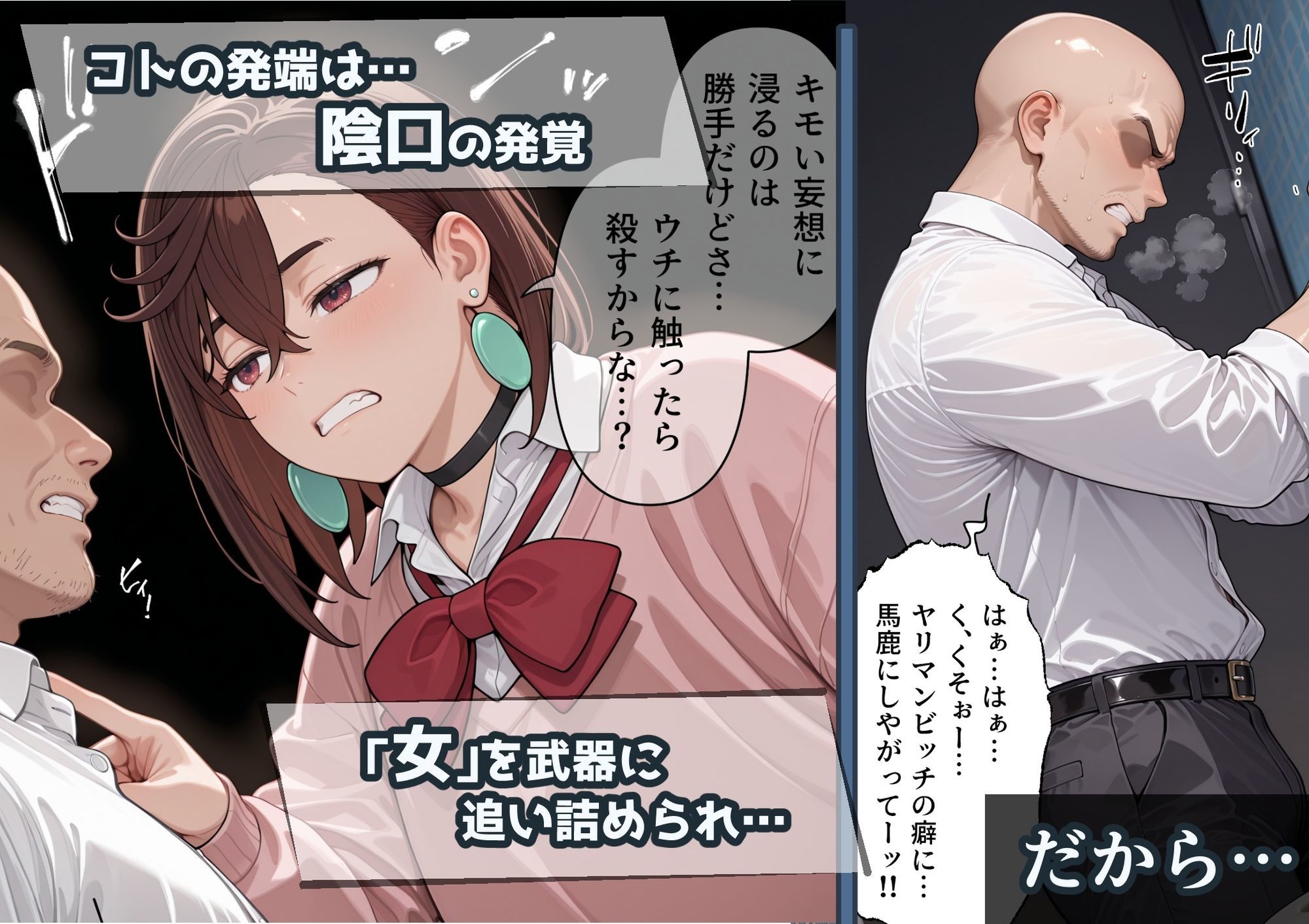 冴えないおじをザマァwしたら 拉致られてメス奴○にされました【ダンダダン】綾瀬もも サンプル2ページ目