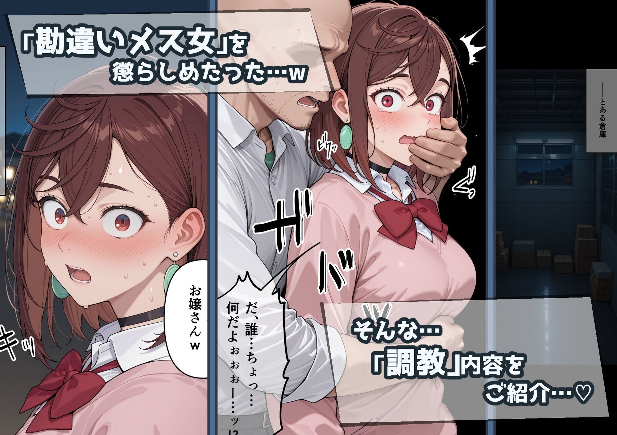 冴えないおじをザマァwしたら 拉致られてメス奴○にされました【ダンダダン】綾瀬もも サンプル3ページ目