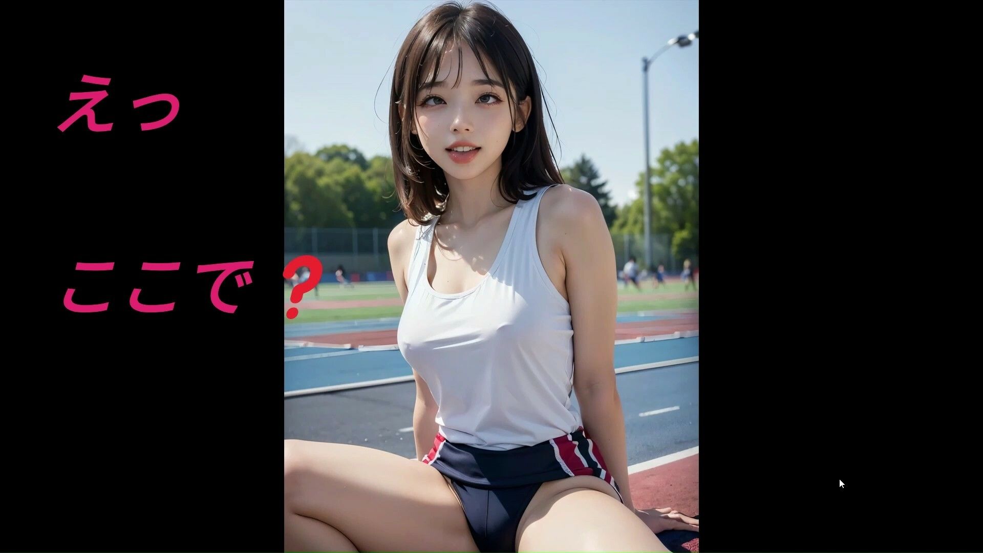 AIスポーツ女子とのお楽しみ サンプル1ページ目