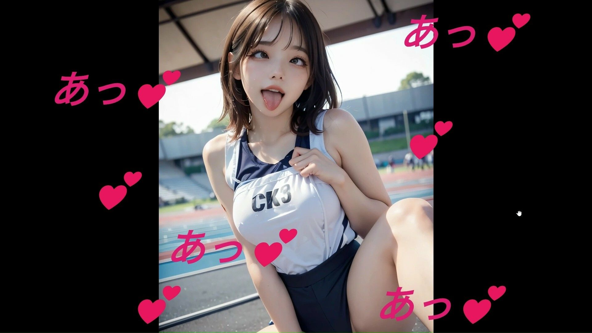 AIスポーツ女子とのお楽しみ サンプル2ページ目