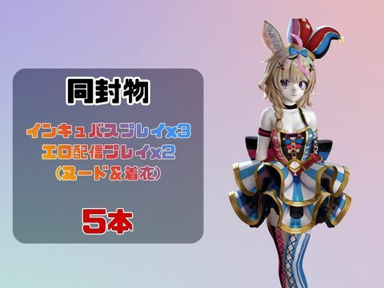 【動画4本】Vtuberの尾丸ポルカがエロ配信する動画パック サンプル1ページ目