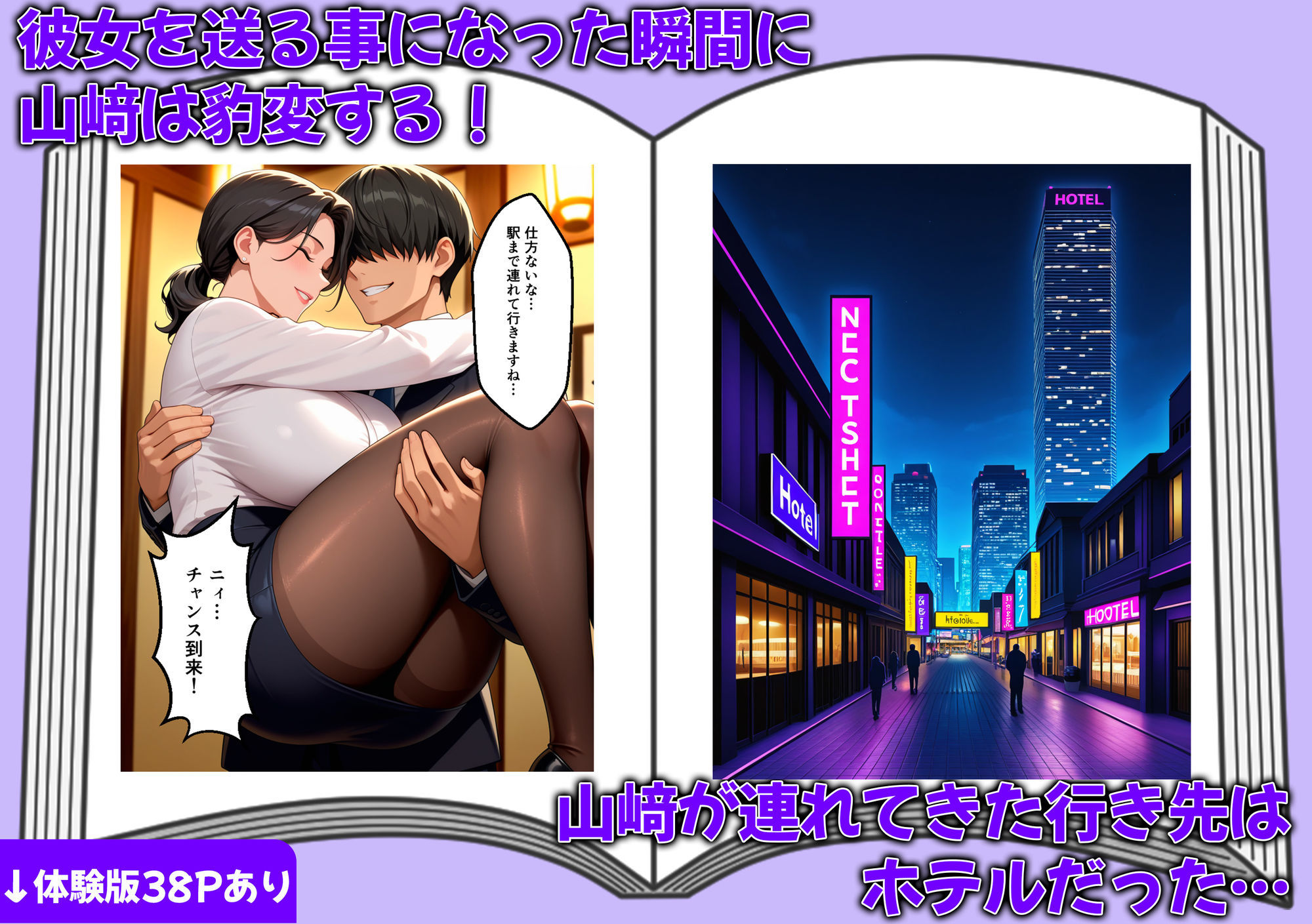 巨乳人妻NTR〜信頼していた後輩に連続中出しされる〜 サンプル4ページ目