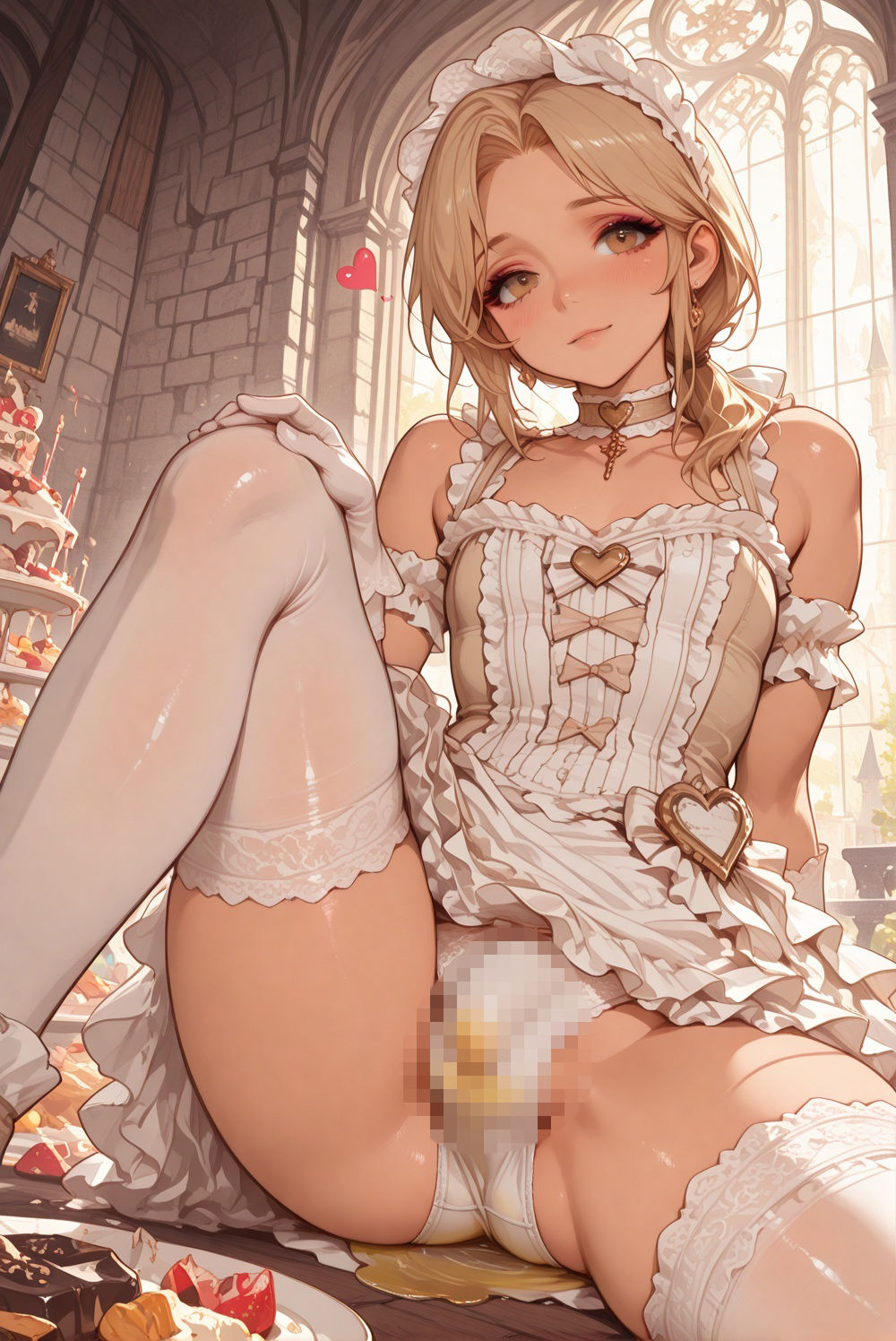 ファンシーおもらし サンプル1ページ目