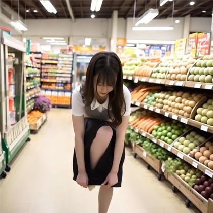 【動画】変態美女！買い物中にオナニーしているの！？ サンプル1ページ目