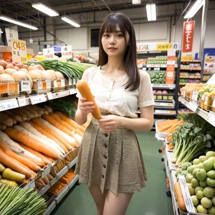【動画】変態美女！買い物中にオナニーしているの！？ サンプル2ページ目