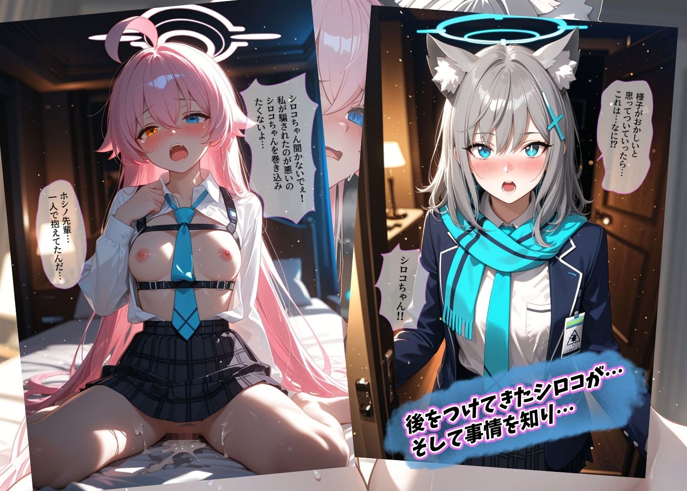 ブルーアーカイブ〜敗北金融地獄〜 サンプル4ページ目
