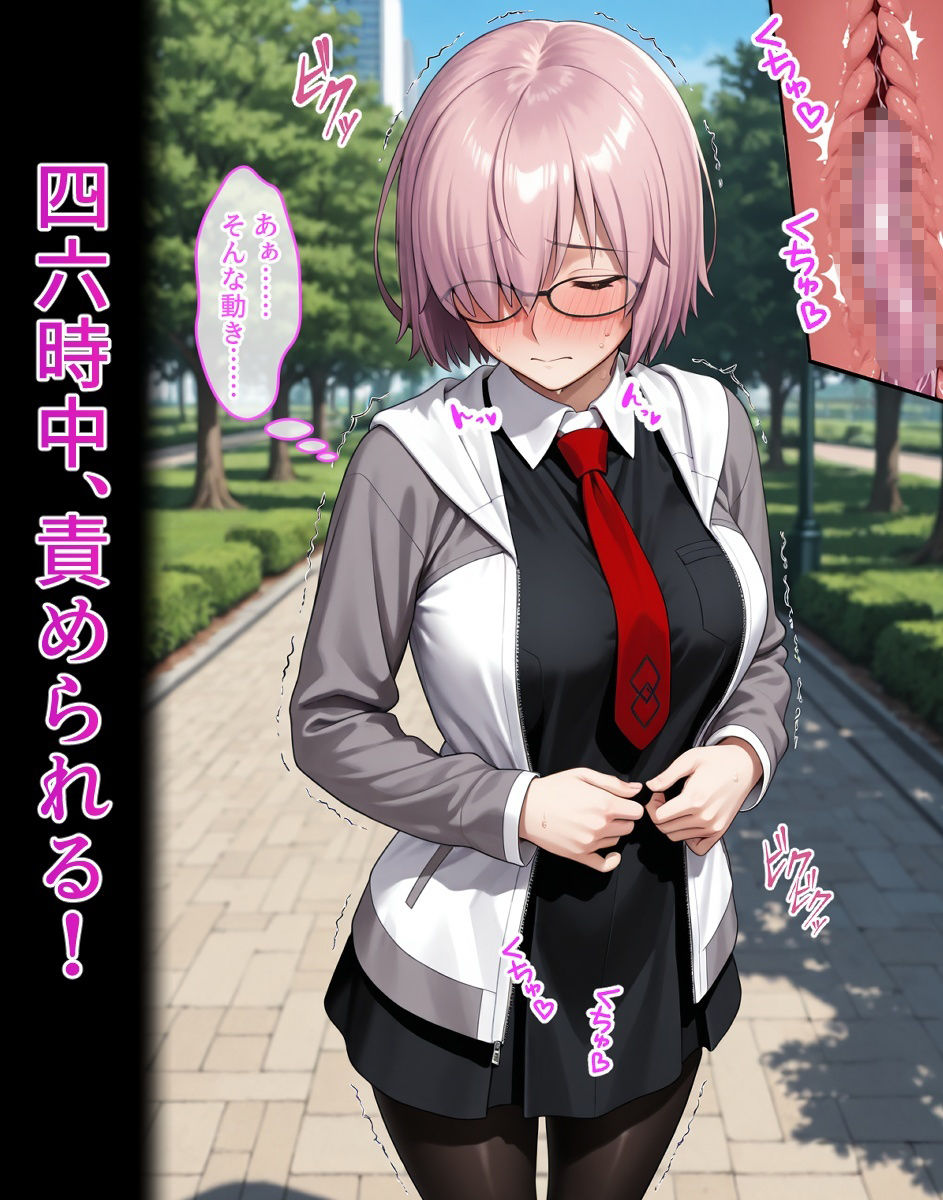 マ〇ュ・キリエ〇イト【イけばイくほど、成長する触手パンツ＆プラグとの一週間】 サンプル3ページ目