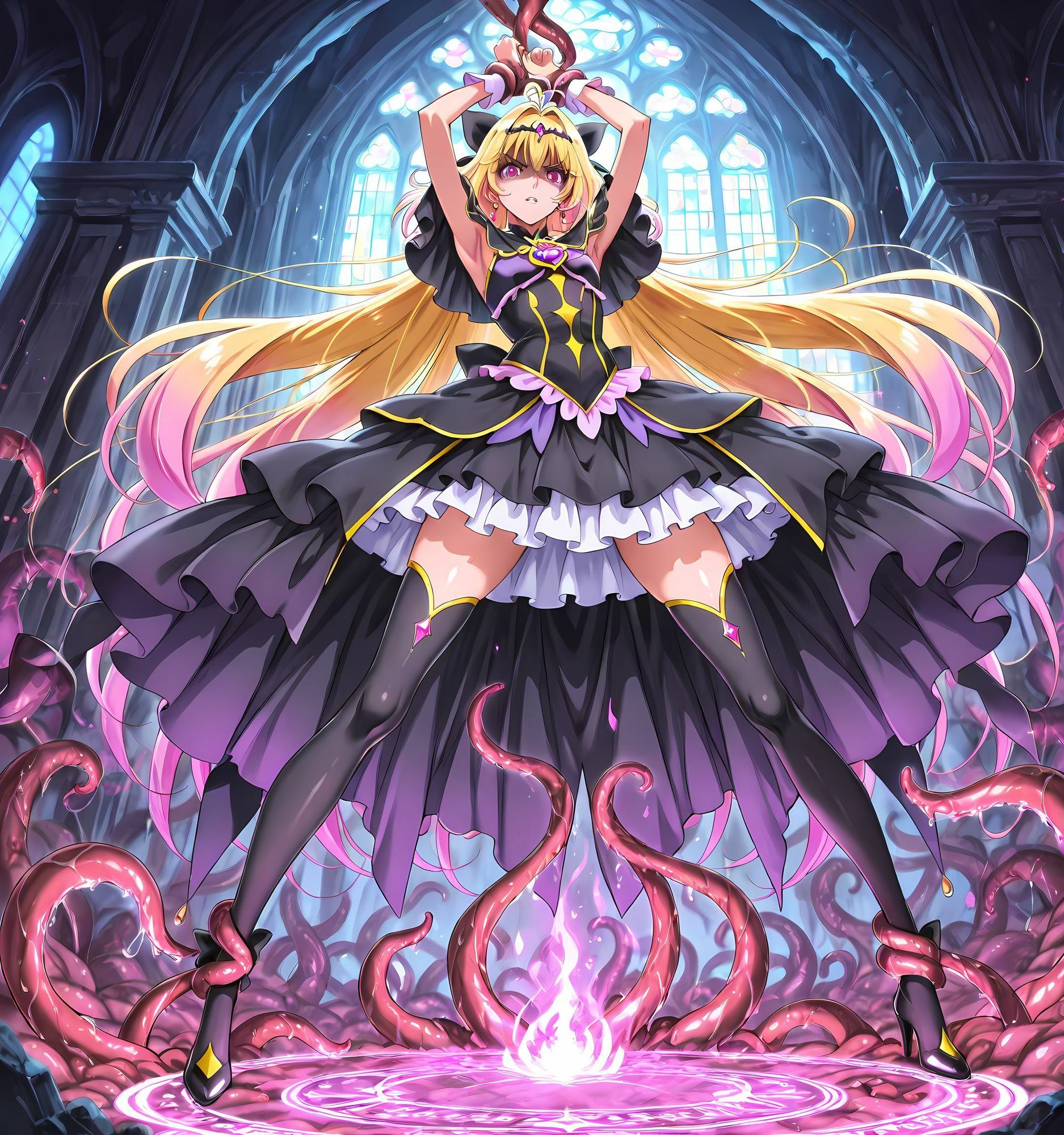 変身ヒロイン洗脳丸呑み悪堕ち〜淫魔転生〜 サンプル3ページ目