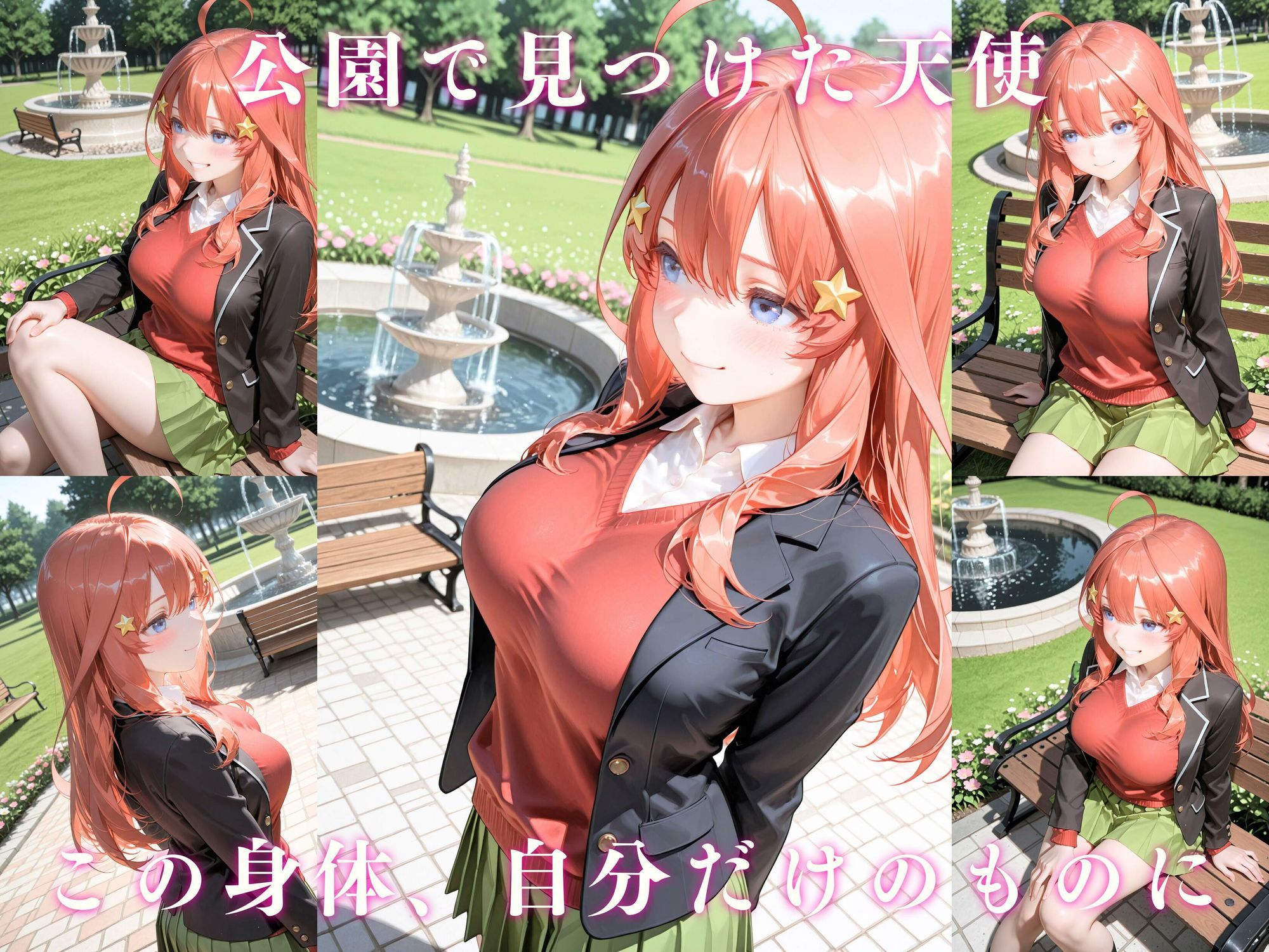 【4K動画付き】中〇五月 催●支配:公園で見かけたカワイイあの子を犯したいー 4K高画質 五等分の〇嫁 サンプル1ページ目