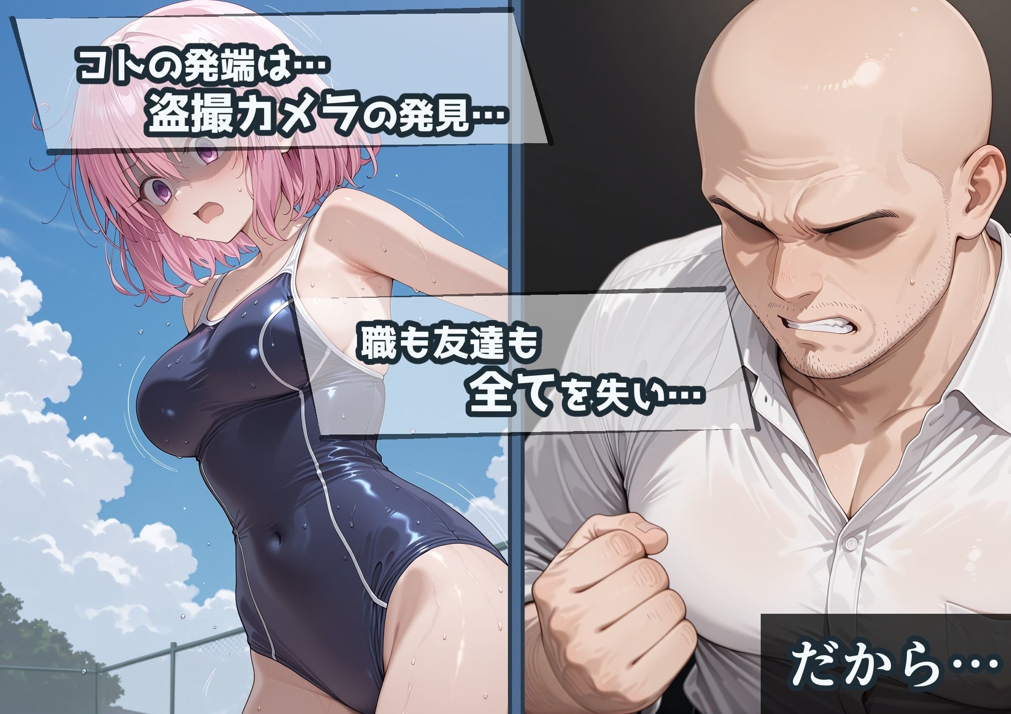 冴えないおじをザマァwしたら 拉致られてメス奴○にされました 【ToL〇VEる モモ編】 サンプル2ページ目