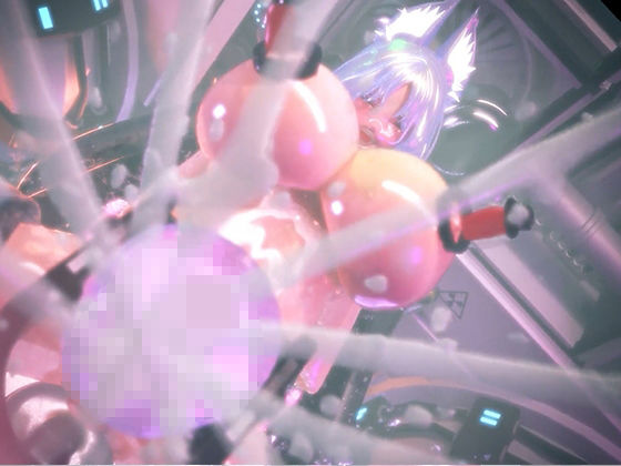 巨大ふたなり妖狐アクメ実験〜容赦ない乳首オナホ責めでアヘ顔大量射精で失神アクメ堕ち〜 サンプル8ページ目