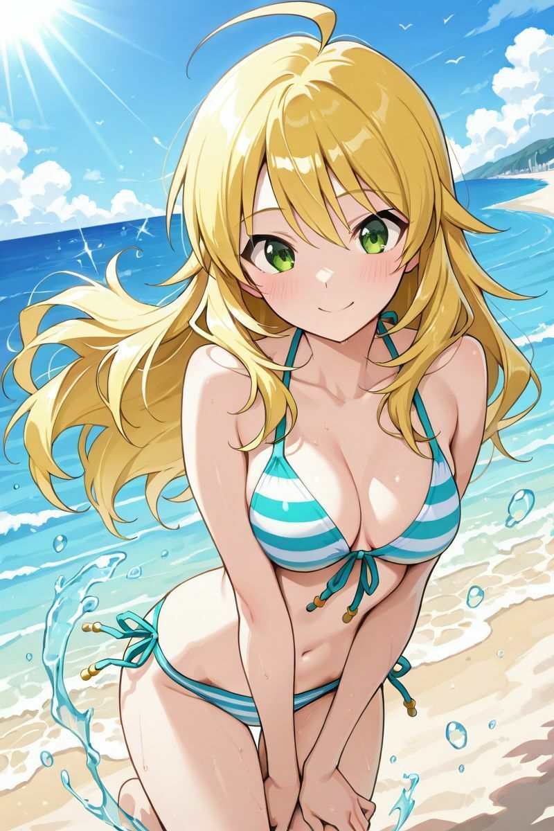 アイドル○スター  水着に着替えたら サンプル3ページ目