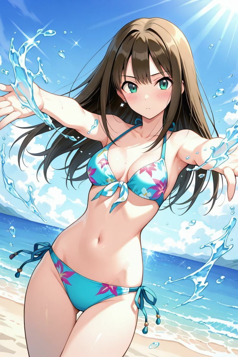アイドル○スター  水着に着替えたら サンプル5ページ目