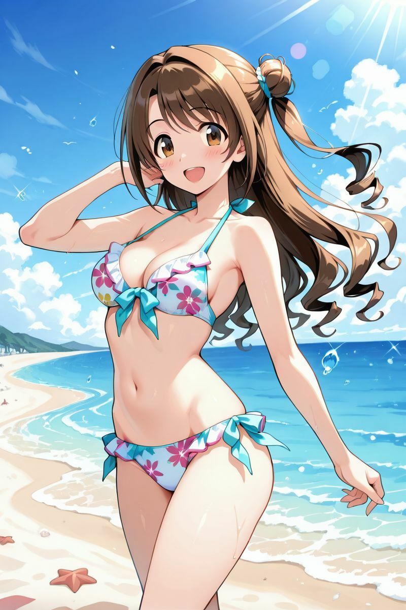 アイドル○スター  水着に着替えたら サンプル7ページ目