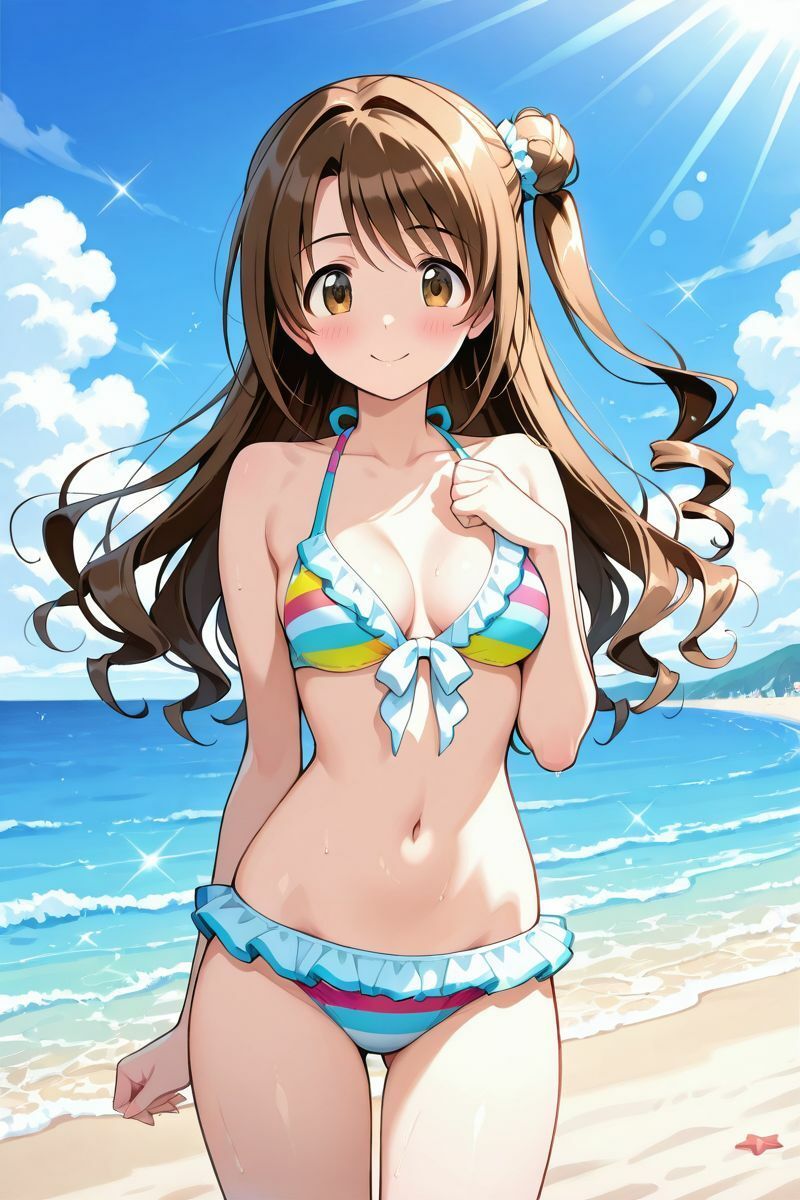 アイドル○スター  水着に着替えたら サンプル8ページ目