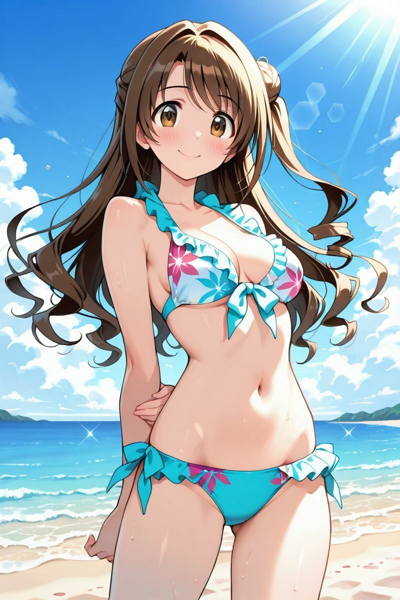 アイドル○スター  水着に着替えたら サンプル9ページ目