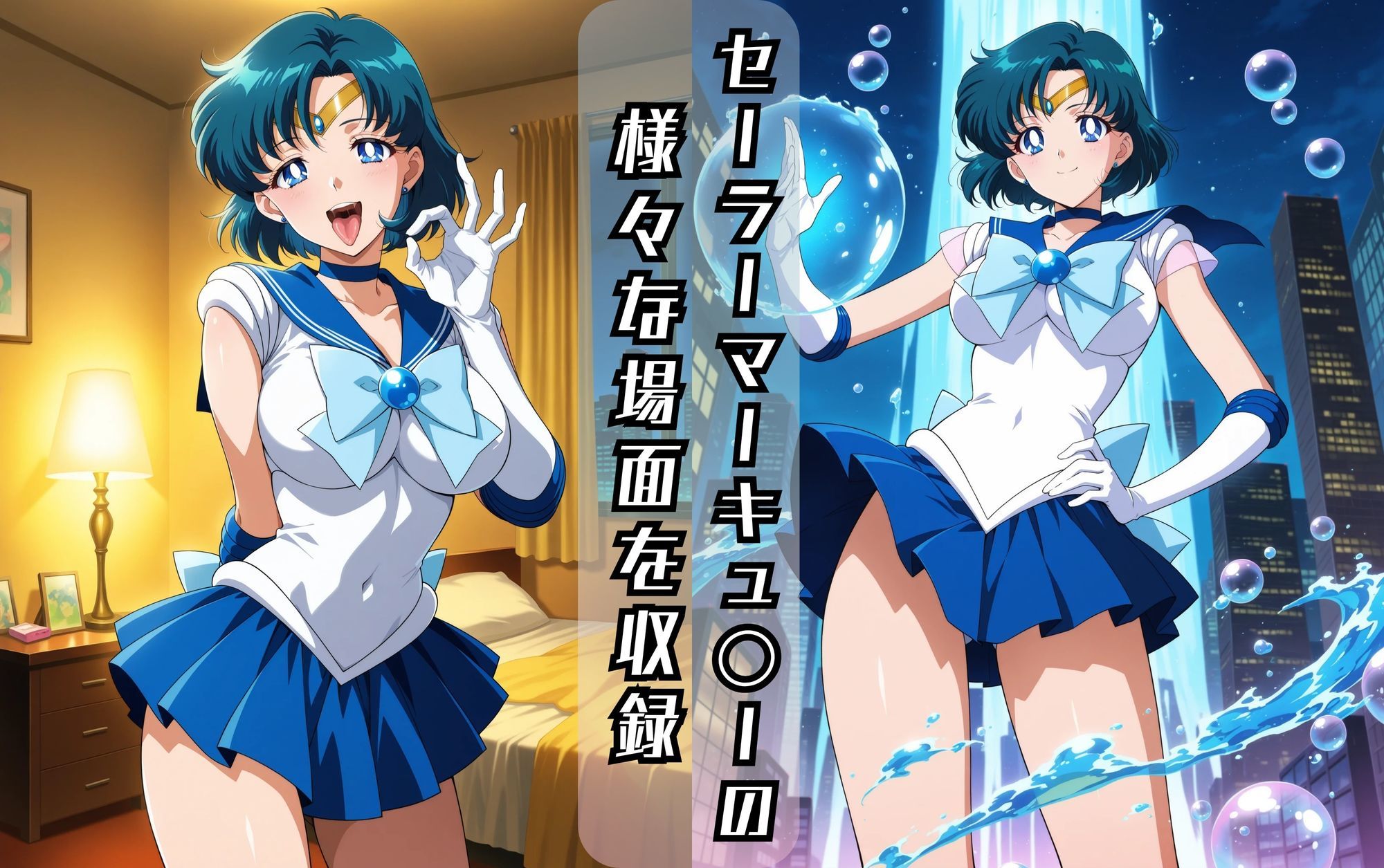 セーラーマーキュ〇ーのエッチな日々 サンプル1ページ目