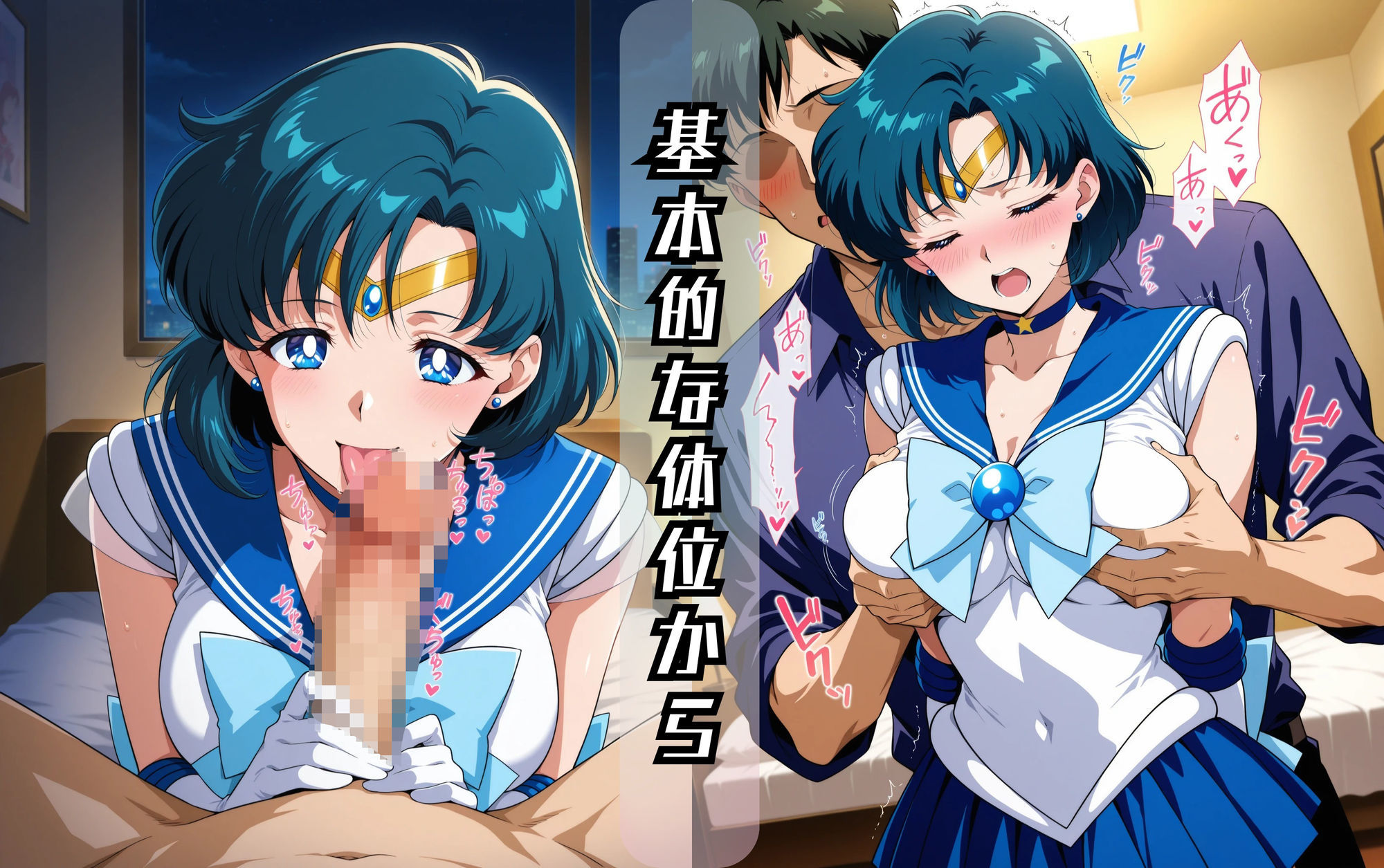 セーラーマーキュ〇ーのエッチな日々 サンプル2ページ目