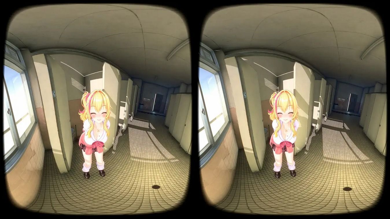 【4KVR 3Dエロアニメ】真昼に白濁を注いで 〜トイレでギャルとどすけべえっち〜【園原あいり】【VRデバイス用】 サンプル3ページ目