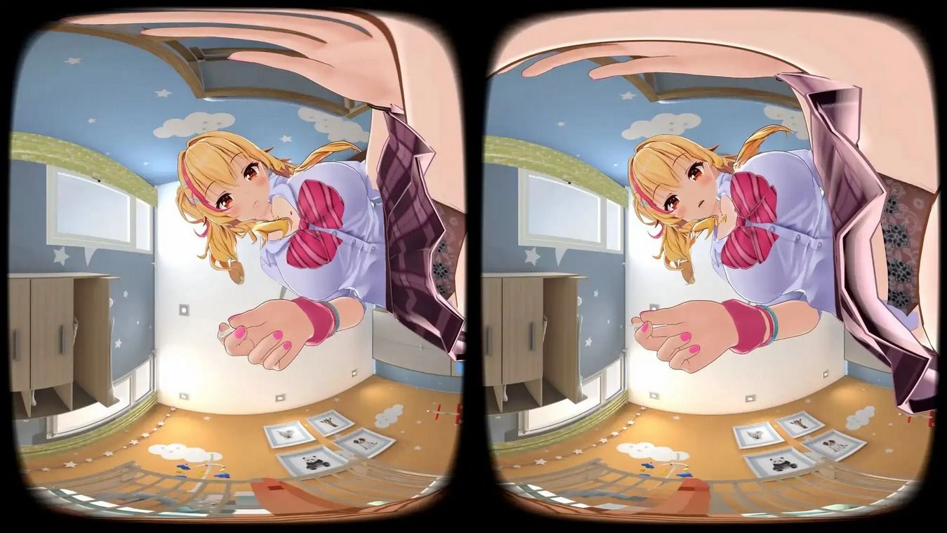 【4KVR 3Dエロアニメ】バブみ巨乳ギャルといちゃアマしまちょうね〜（はーと）【園原あいり】【VRデバイス用】 サンプル3ページ目
