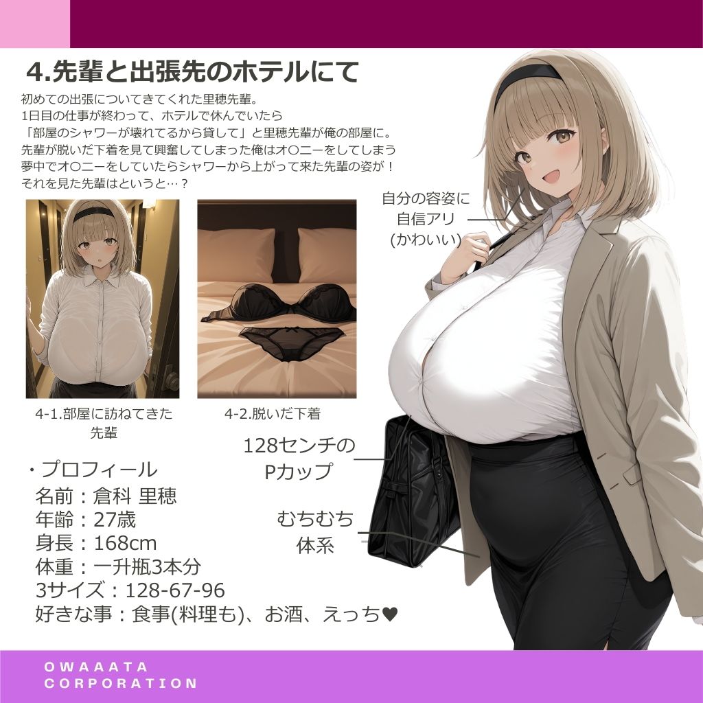 元・童貞の俺は爆乳先輩の下着でコッソリ抜いてしまう。 サンプル5ページ目