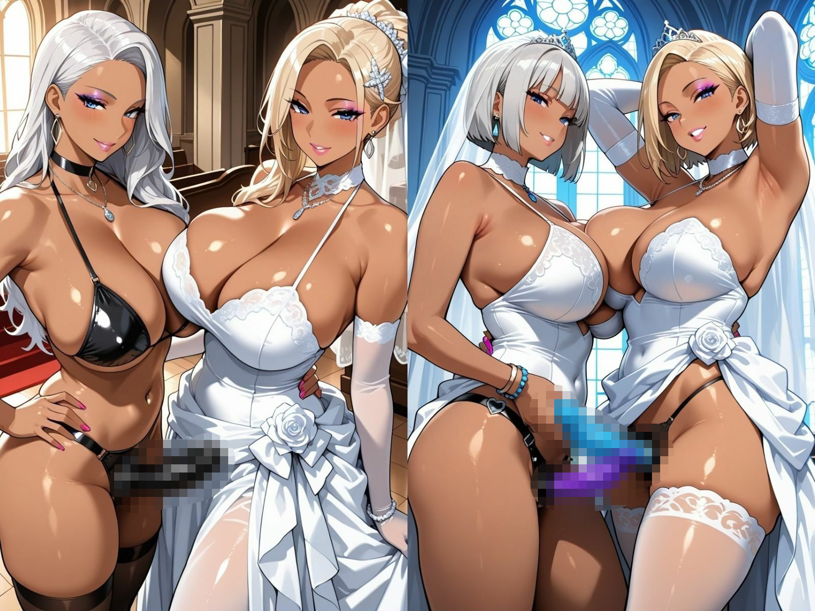 ペニバンメスイキ倶楽部〜花嫁ギャル編〜 サンプル3ページ目