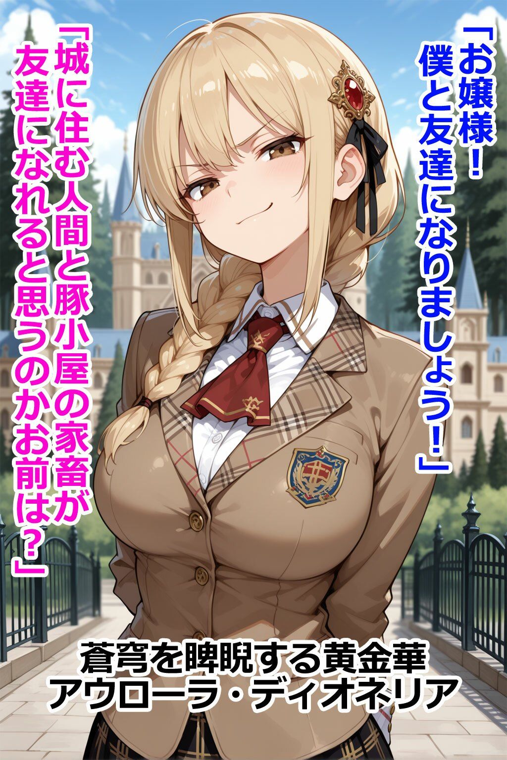 巨乳お嬢様はその男と会話してはいけない 即堕ち2コマ サンプル5ページ目