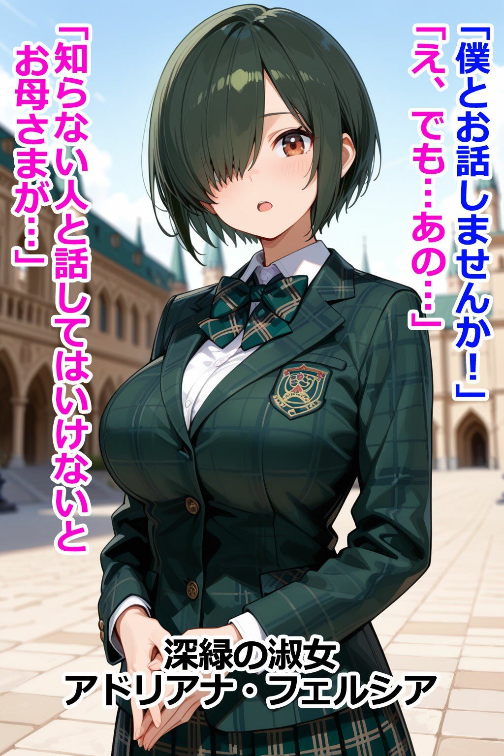 巨乳お嬢様はその男と会話してはいけない 即堕ち2コマ サンプル6ページ目
