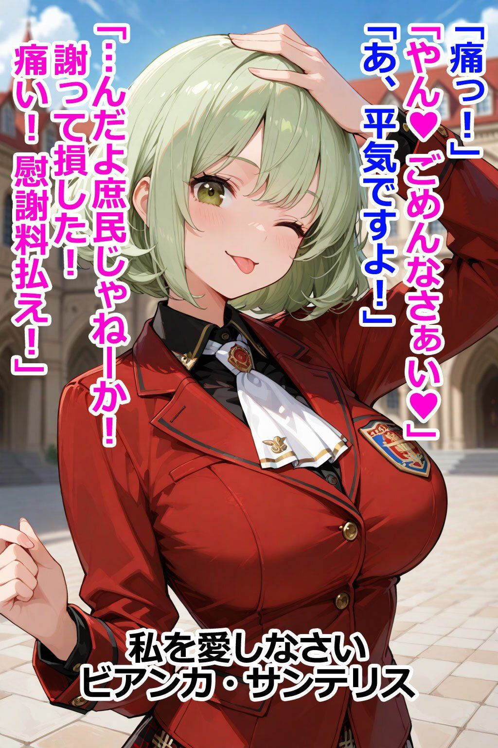 巨乳お嬢様はその男と会話してはいけない 即堕ち2コマ サンプル7ページ目